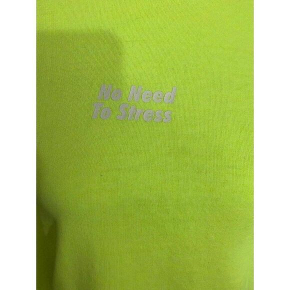 Zara Womens Hot Yellow No Stress Long Sleeve Sweat Shirt Sweater Top Small - Picture 2 of 6